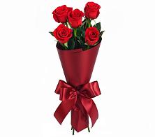 Букет 5 Красных роз Эдлесс Лав в Нарзанном