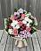 Букет цветов из: Альстромерии, Гвоздики, Розы и Хризантемы в Нарзанном