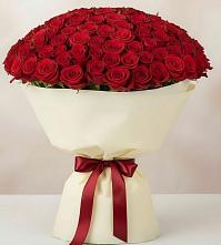 Букет 101 Красная роза Милано в Нарзанном