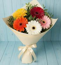 Букет цветов из:  Герберы в Нарзанном