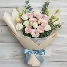 Букет цветов из:  Лизиантусы в Нарзанном