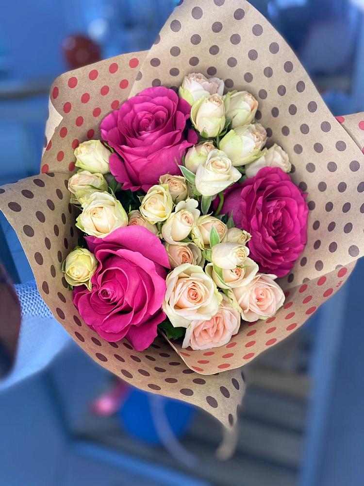 Букет цветов из: Розы в Нарзанном