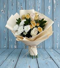 Букет цветов из:  Розы и Хризантемы в Нарзанном