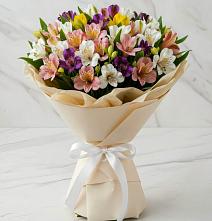 Букет цветов из:  Альстромерии в Нарзанном