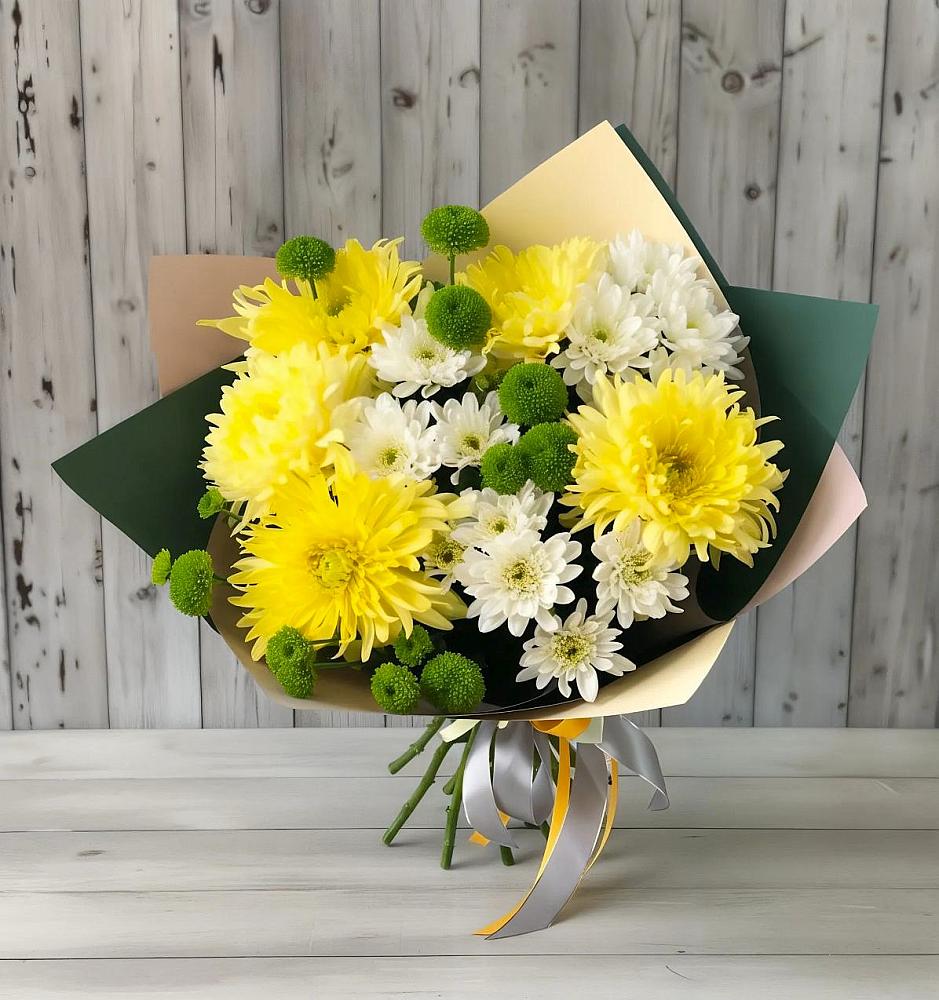 Букет цветов из: Хризантемы в Нарзанном