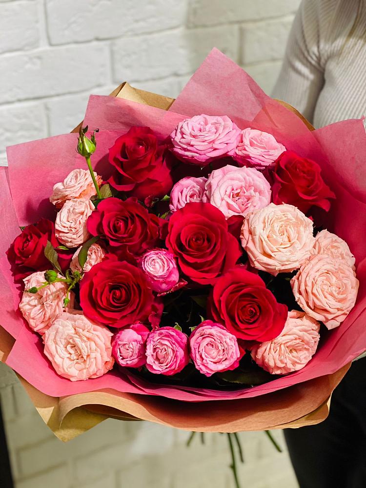 Букет цветов из: Розы в Нарзанном