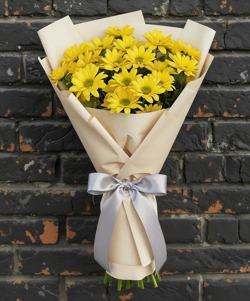 Букет цветов из: Хризантемы в Нарзанном