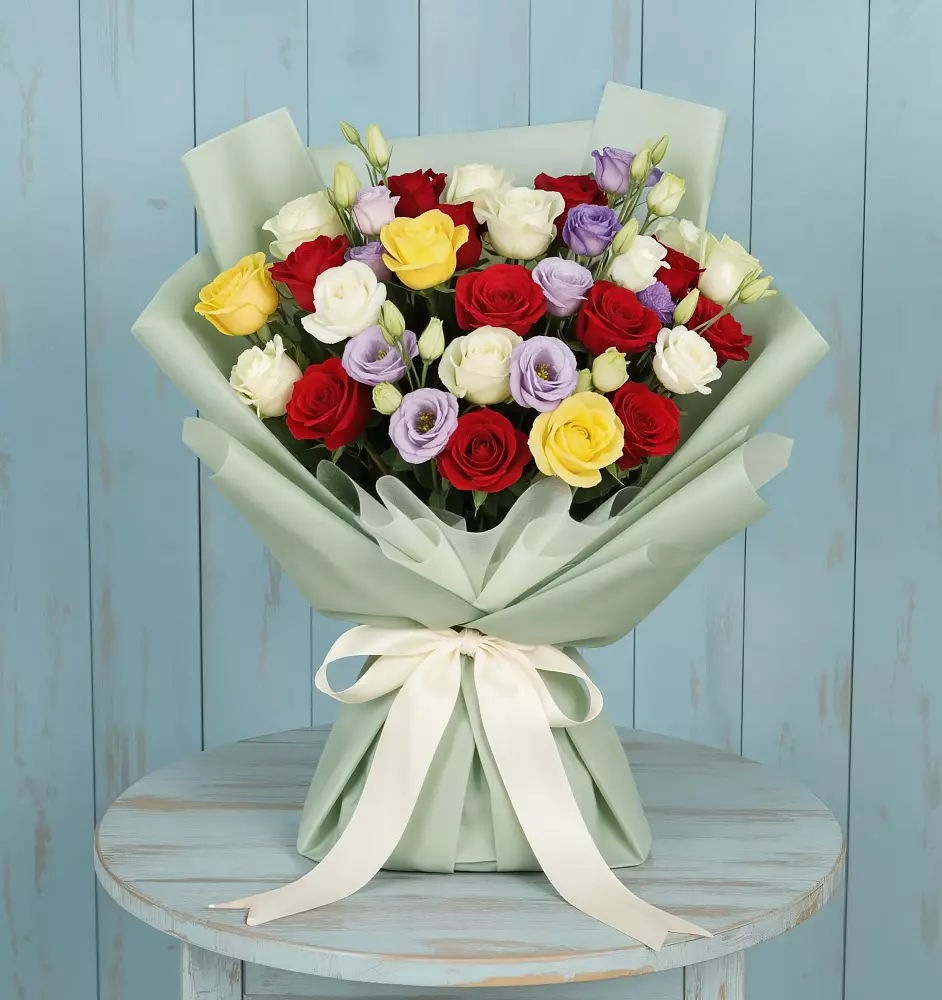 Букет цветов из: Розы в Нарзанном